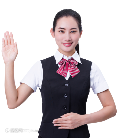 商務職業自信美女客服 專業高效的商務秘書服務